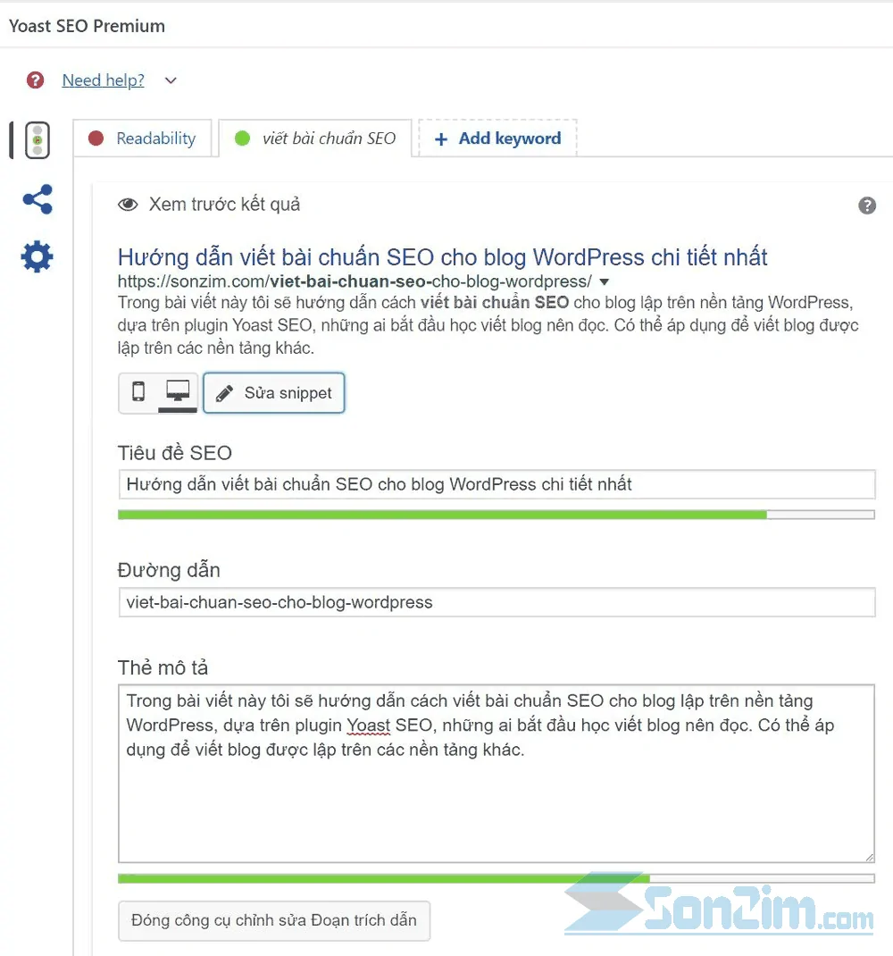 Dân Digital Cần Thơ học SEO cùng chuyên gia Sài Gòn 3 viet bai chuan seo toi uu hoa yoast seo 1