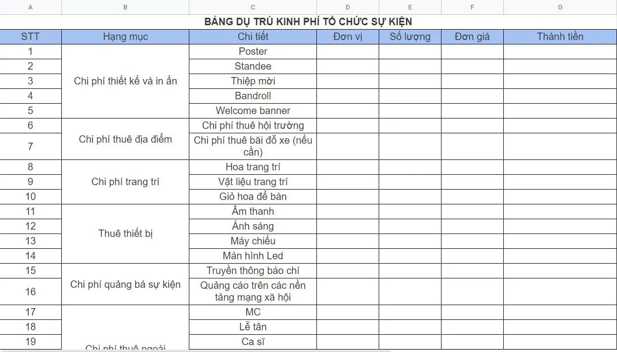 Tổng hợp 08 chi phí tổ chức sự kiện cơ bản mà bạn cần biết 6 chi phi to chuc su kien 7