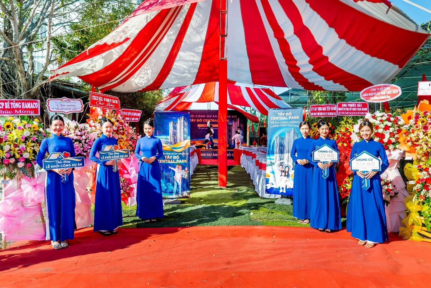 Sáng Tạo Việt Media tổ chức sự kiện khởi công dự án Chung cư Tây Đô Central Park 2 tổ chức sự kiện khai trương