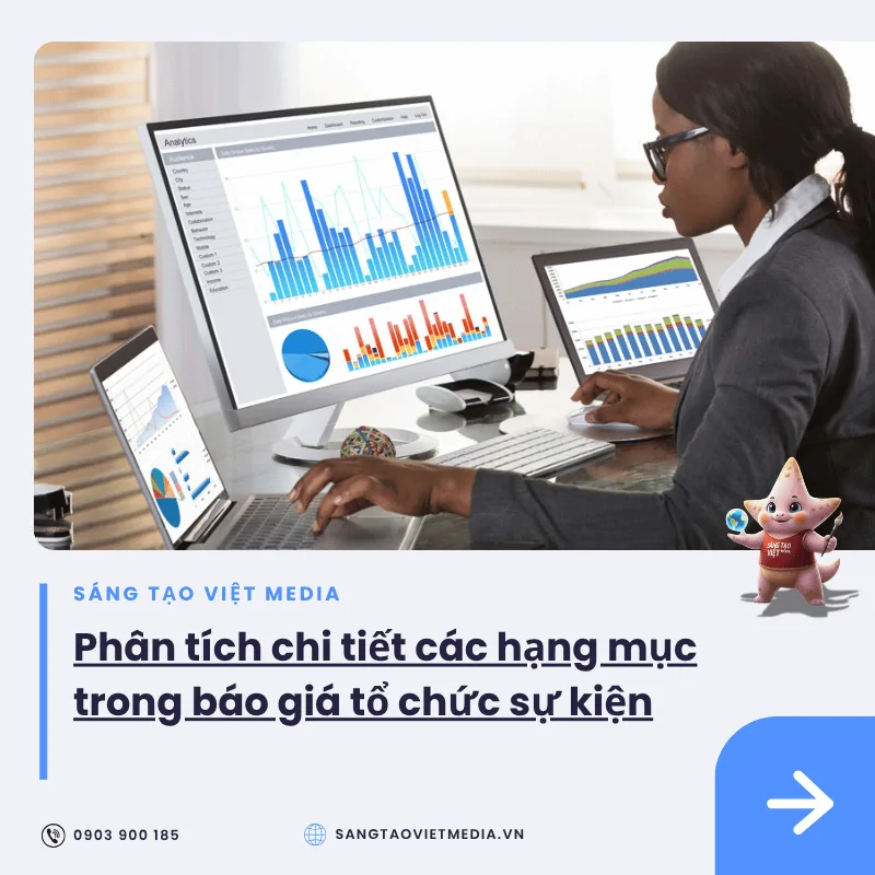 Bảng giá dịch vụ tổ chức sự kiện Cần Thơ trọn gói 2026 chi tiết A-Z 3 phan tich hang muc bao gia to chuc su kien.png