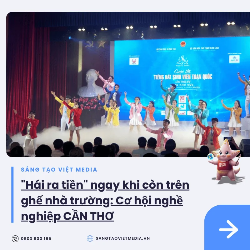 Sinh viên Cần Thơ: Học thanh nhạc để làm gì? (Hơn cả kỹ năng mềm là cơ hội nghề nghiệp) 3 co hoi nghe nghiep can tho hoc hat hai ra tien stv media.png