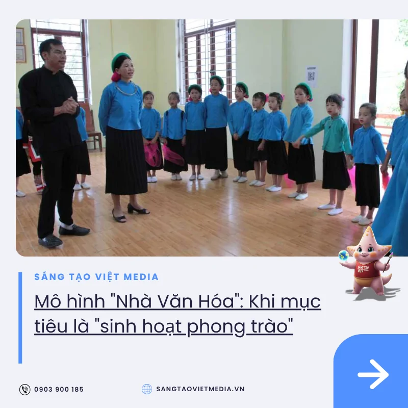 Sự khác biệt giữa học hát ở Nhà Văn Hóa và học tại Trung tâm chuyên nghiệp (Case study STV Media) 1 mo hinh nha van hoa sinh hoat phong trao can tho.jpg