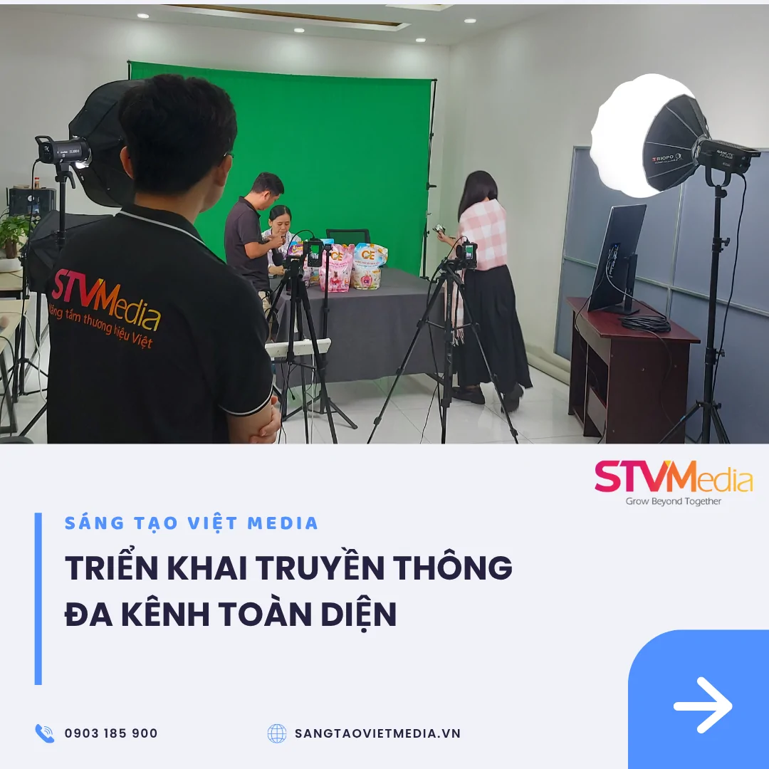 Xây Dựng Thương Hiệu Bài Bản: Giải Pháp Nâng Tầm Doanh Nghiệp Cùng Sáng Tạo Việt Media 2 San xuat video truyen thong da kenh STV Media Can Tho