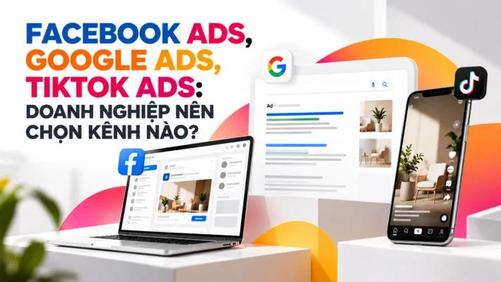 Facebook Ads, Google Ads, TikTok Ads: Doanh nghiệp nên chọn kênh nào? 1 9