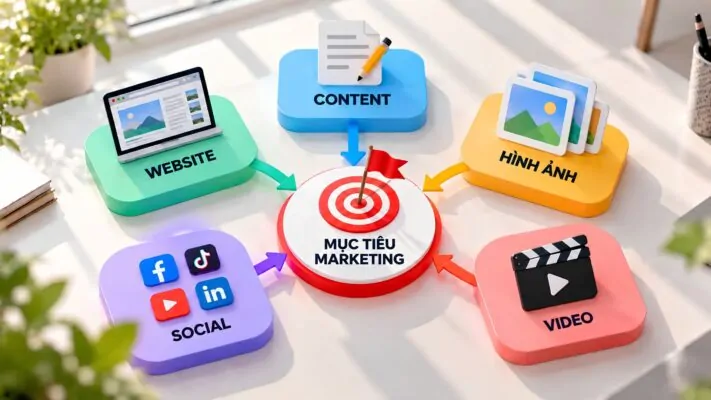 Marketing thuê ngoài: Kết nối các hoạt động marketing thành một hệ thống đồng bộ 2 WEB STV 1