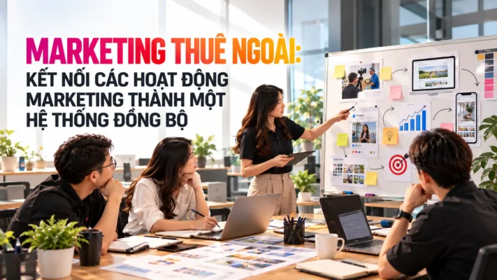 Marketing thuê ngoài: Kết nối các hoạt động marketing thành một hệ thống đồng bộ 1 banner